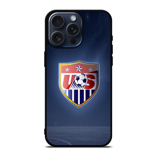 USA SOCCER TEAM LOGO iPhone 15 Pro Max Case Cover