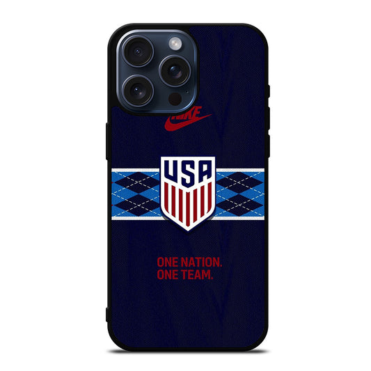 USA SOCCER TEAM ONE NATION ONE TEAM iPhone 15 Pro Max Case Cover
