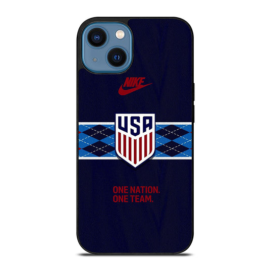 USA SOCCER TEAM ONE NATION ONE TEAM iPhone 14 Case Cover