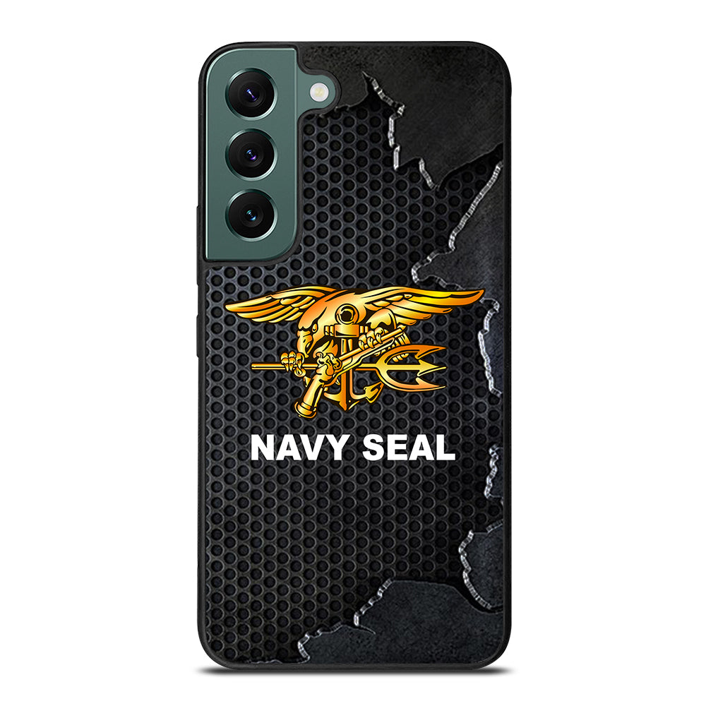 US NAVY SEAL LOGO METAL Samsung Galaxy S22 Case Cover
