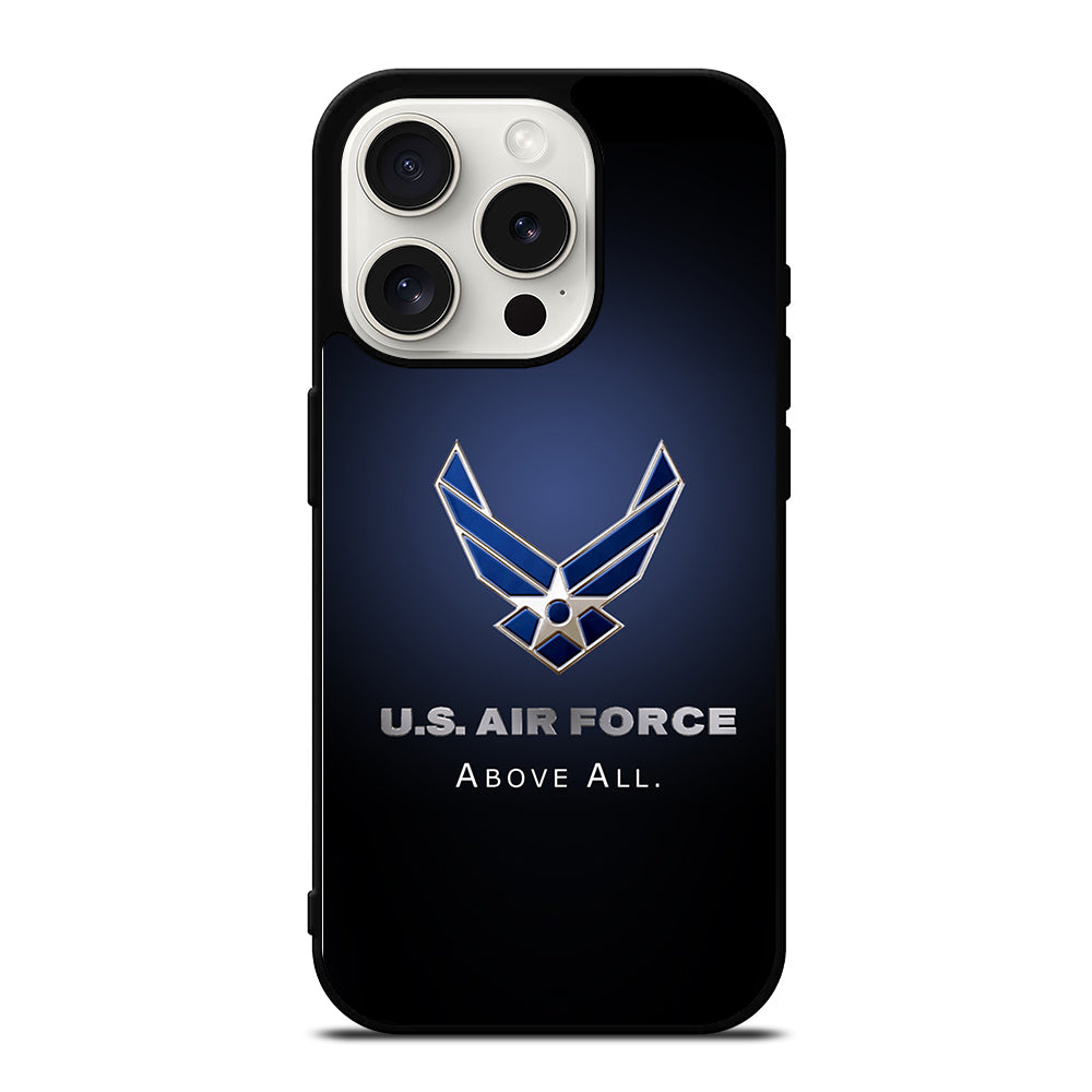 US AIR FORCE ABOVE ALL iPhone 15 Pro Case Cover