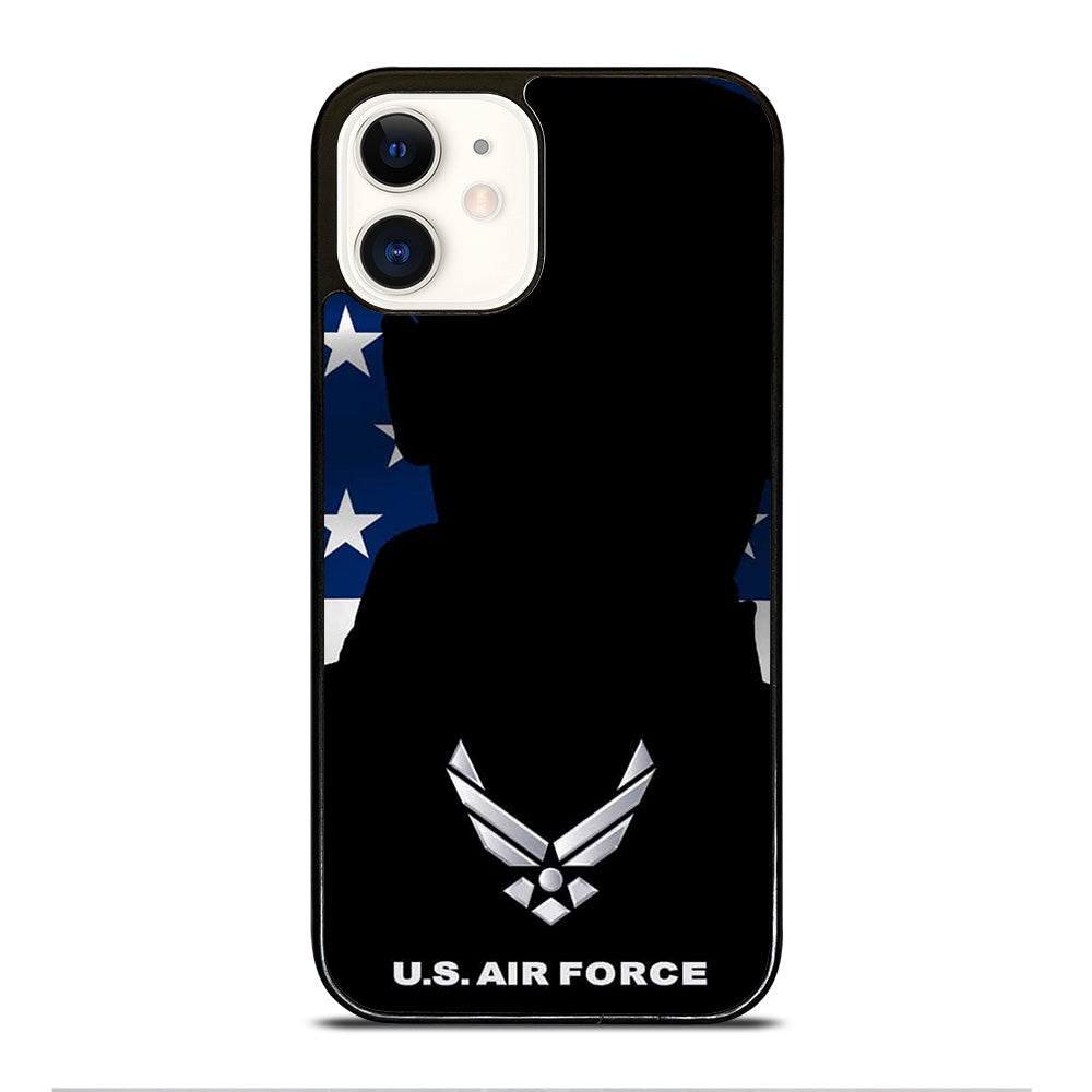 US AIR FORCE AMERICAN FLAG iPhone 12 Case Cover