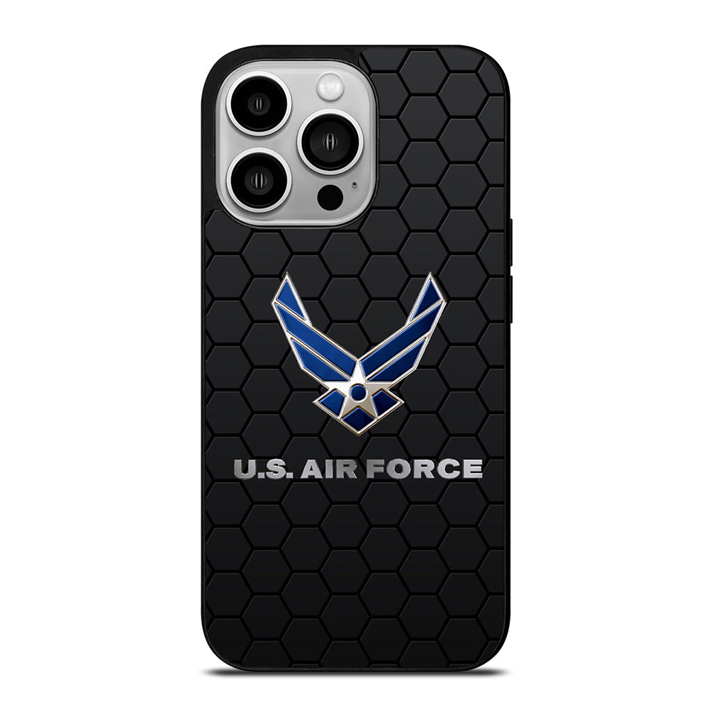 US AIR FORCE LOGO HEXAGON iPhone 14 Pro Case Cover