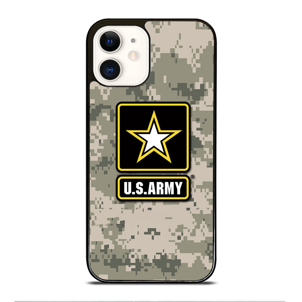 US ARMY USA MILITARY CAMO LOGO iPhone 12 Case Cover