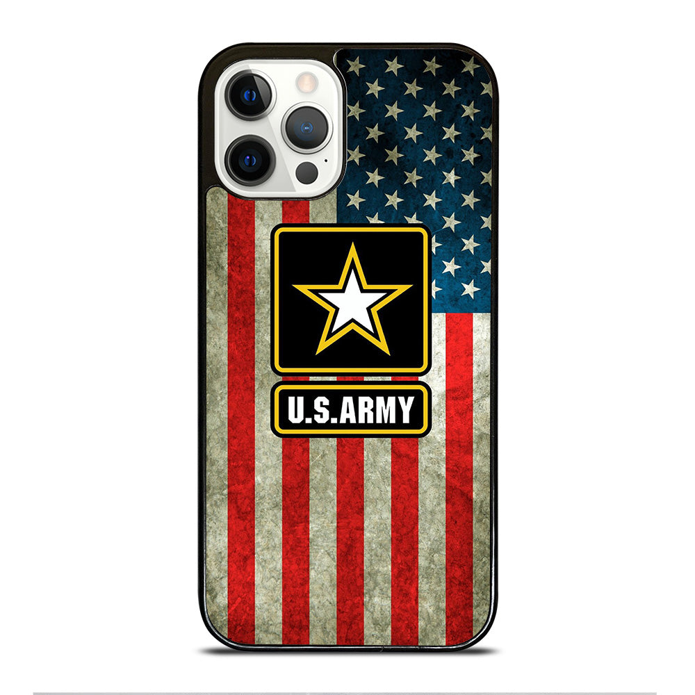 US ARMY USA MILITARY FLAG LOGO iPhone 12 Pro Case Cover