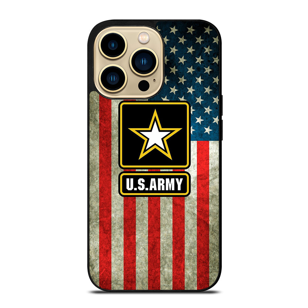 US ARMY USA MILITARY FLAG LOGO iPhone 14 Pro Max Case Cover