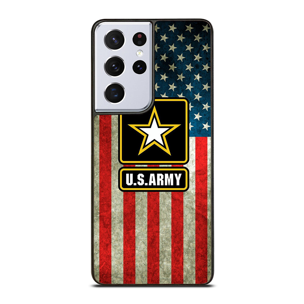 US ARMY USA MILITARY FLAG LOGO Samsung Galaxy S21 Ultra Case Cover