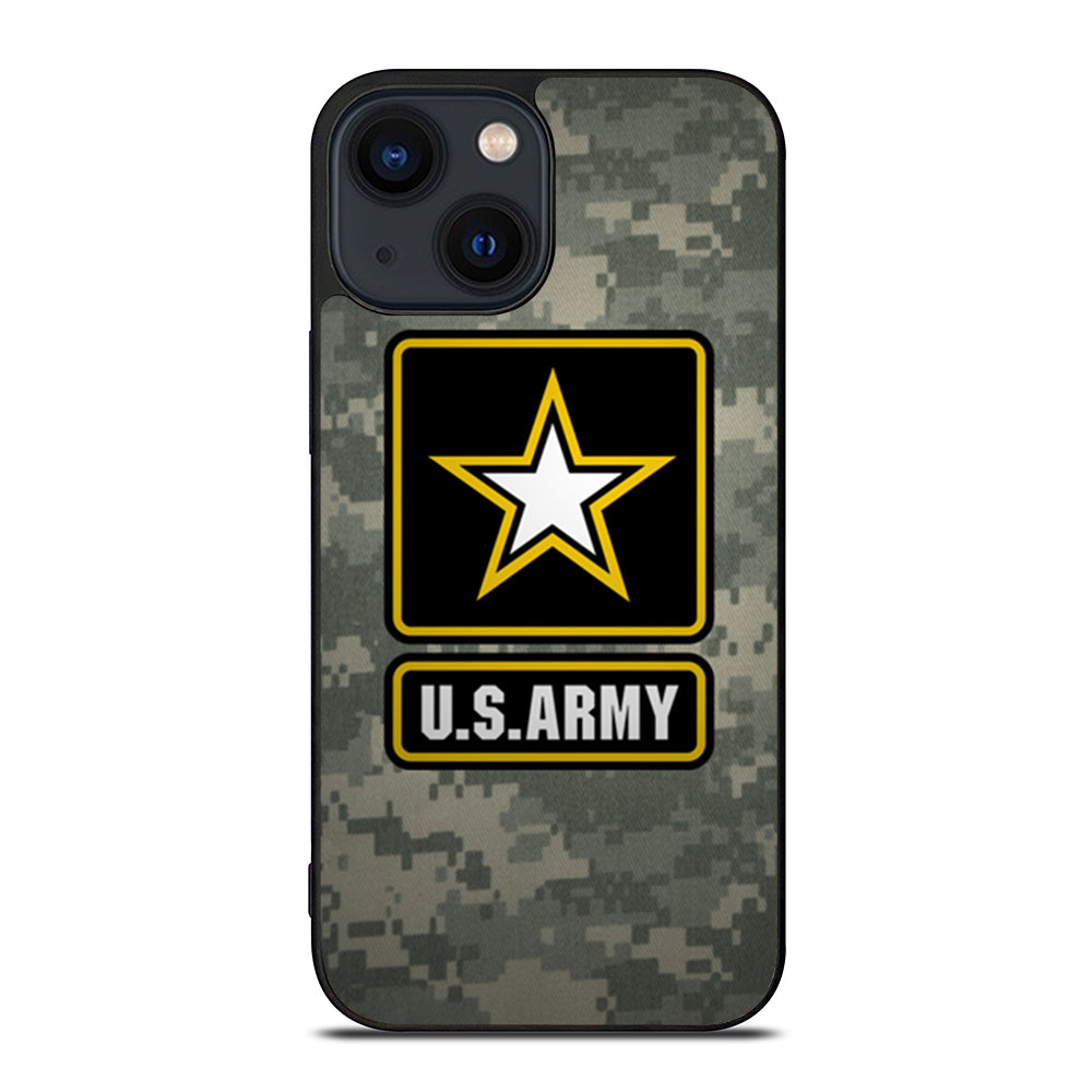 US ARMY USA MILITARY LOGO CAMO iPhone 14 Plus Case Cover