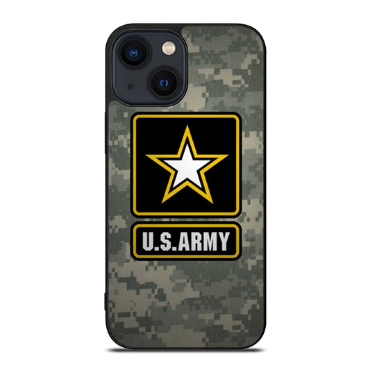 US ARMY USA MILITARY LOGO CAMO iPhone 14 Plus Case Cover