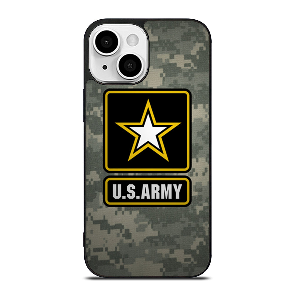 US ARMY USA MILITARY LOGO CAMO iPhone 13 Mini Case Cover