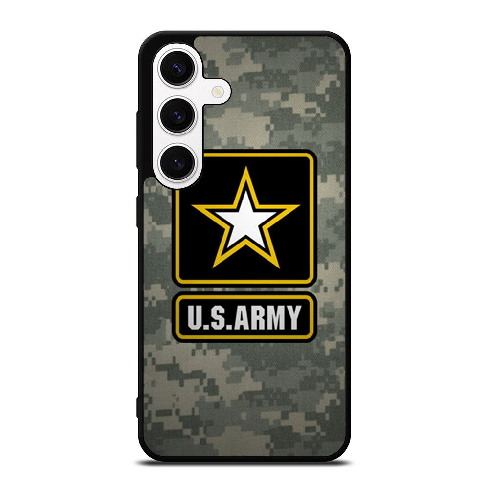 US ARMY USA MILITARY LOGO CAMO Samsung Galaxy S24 Case Cover