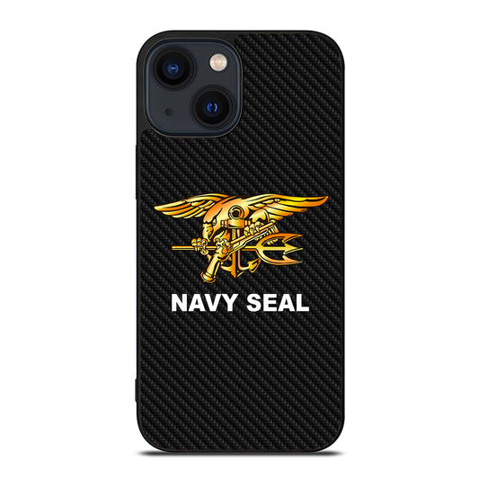 US NAVY SEAL CARBON LOGO iPhone 14 Plus Case Cover