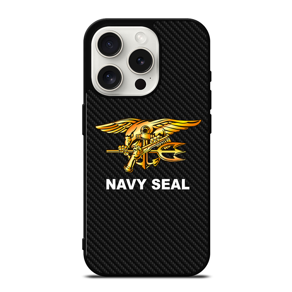 US NAVY SEAL CARBON LOGO iPhone 15 Pro Case Cover