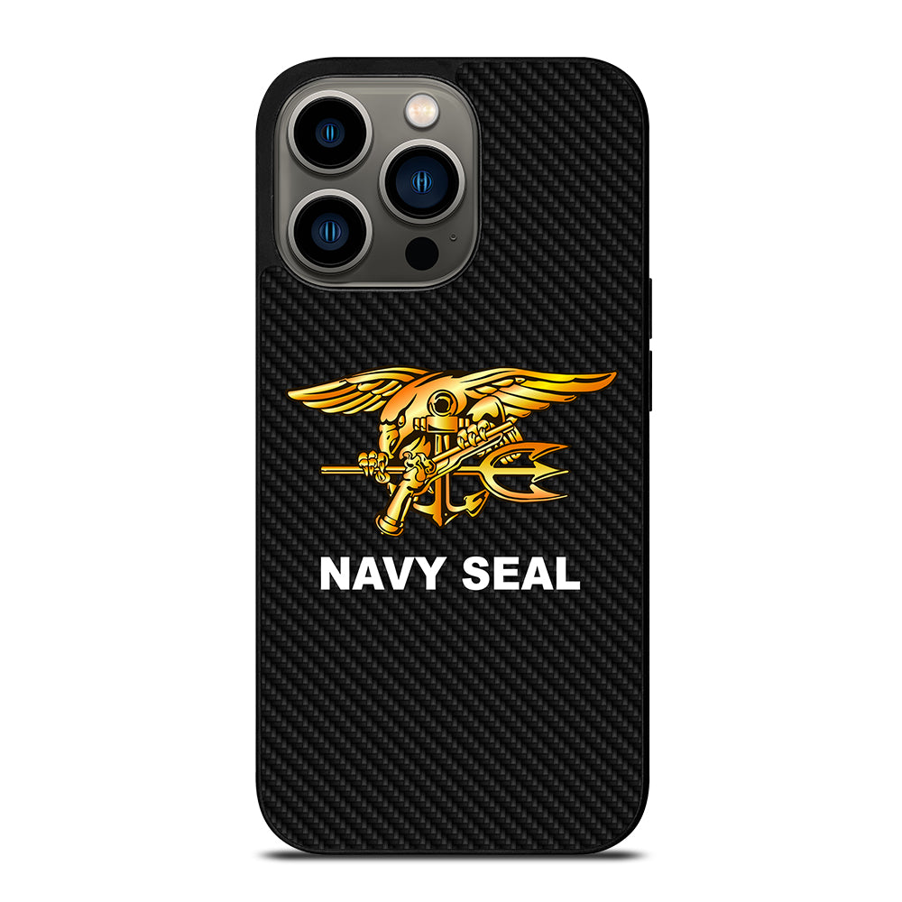 US NAVY SEAL CARBON LOGO iPhone 13 Pro Case Cover