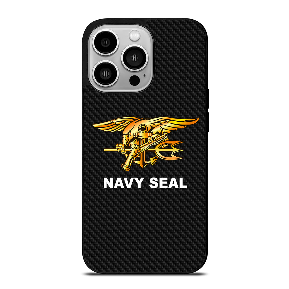 US NAVY SEAL CARBON LOGO iPhone 14 Pro Case Cover