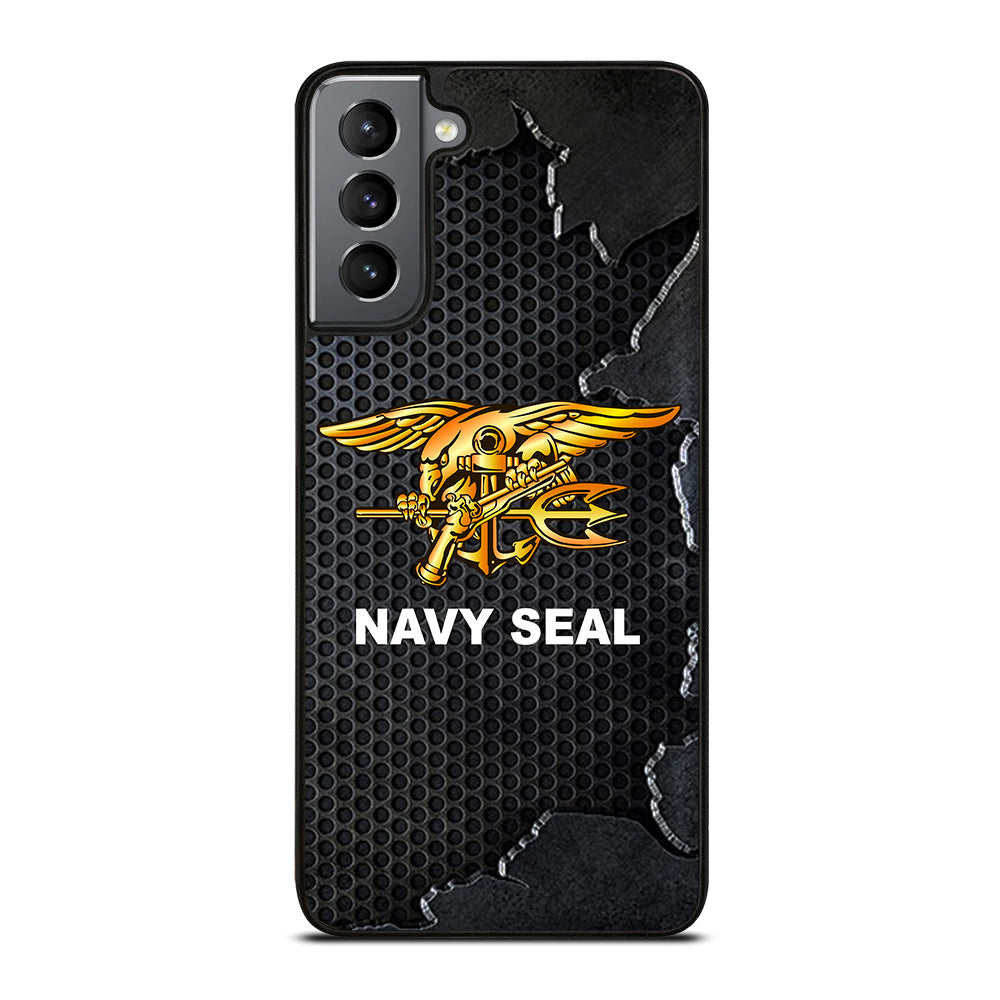 US NAVY SEAL LOGO METAL Samsung Galaxy S21 Plus Case Cover