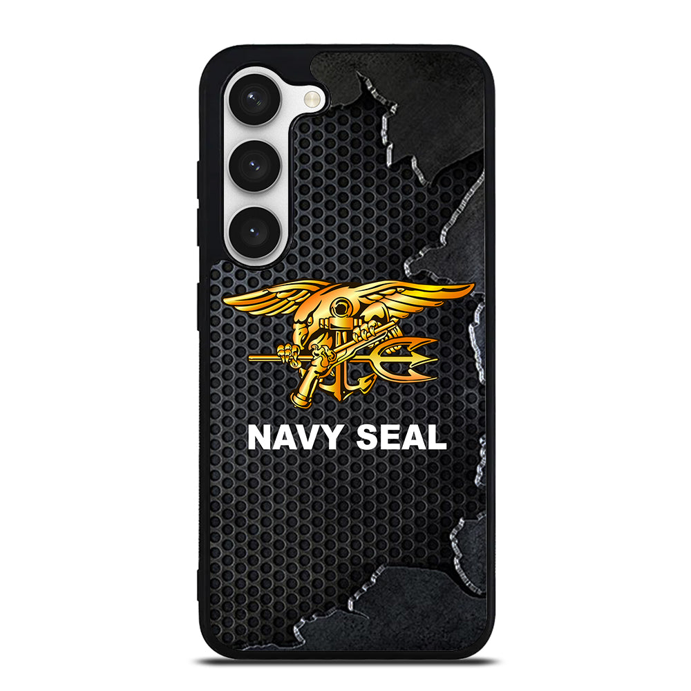 US NAVY SEAL LOGO METAL Samsung Galaxy S23 Case Cover