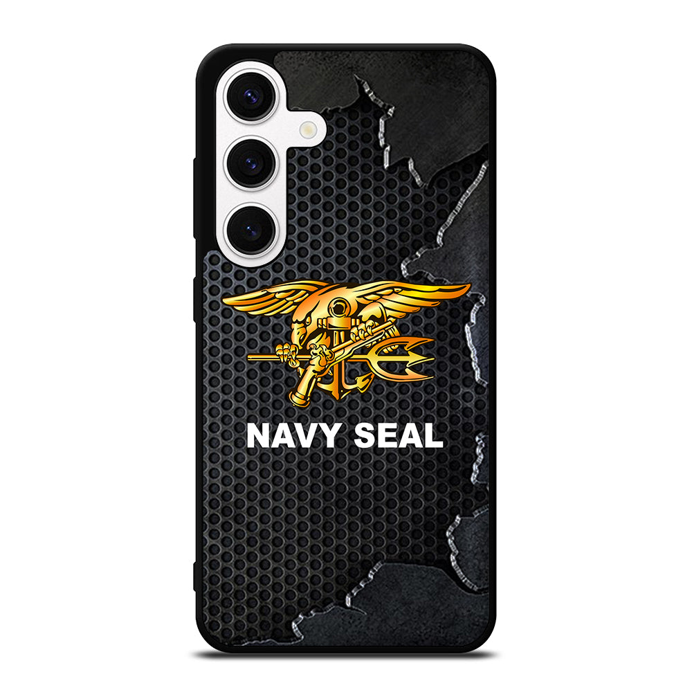 US NAVY SEAL LOGO METAL Samsung Galaxy S24 Case Cover