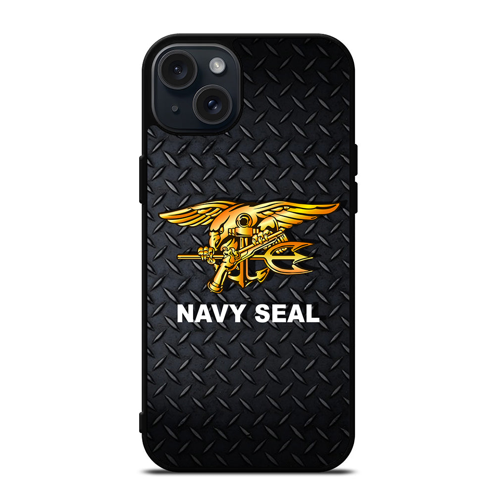 US NAVY SEAL PLATE LOGO iPhone 15 Plus Case Cover