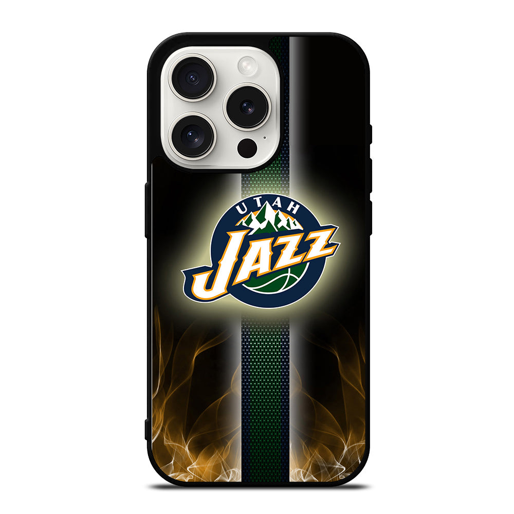 UTAH JAZZ FLAME LOGO iPhone 15 Pro Case Cover