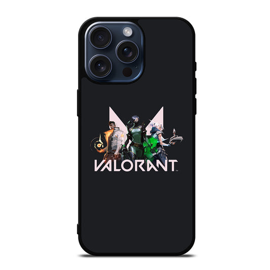 VALORANT LOGO CHARACTER iPhone 15 Pro Max Case Cover