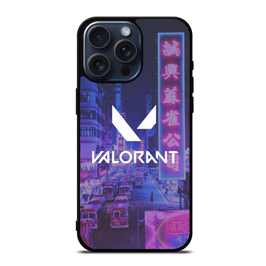 VALORANT LOGO CITY iPhone 15 Pro Max Case Cover