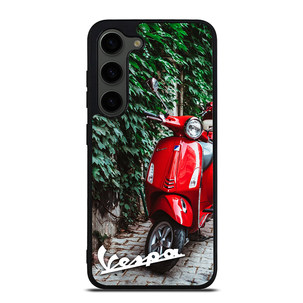 VESPA PIAGGIO RED MOTORCYCLE Samsung Galaxy S23 Plus Case Cover