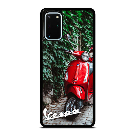 VESPA PIAGGIO RED MOTORCYCLE Samsung Galaxy S20 Plus Case Cover