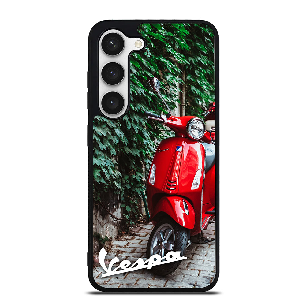 VESPA PIAGGIO RED MOTORCYCLE Samsung Galaxy S23 Case Cover