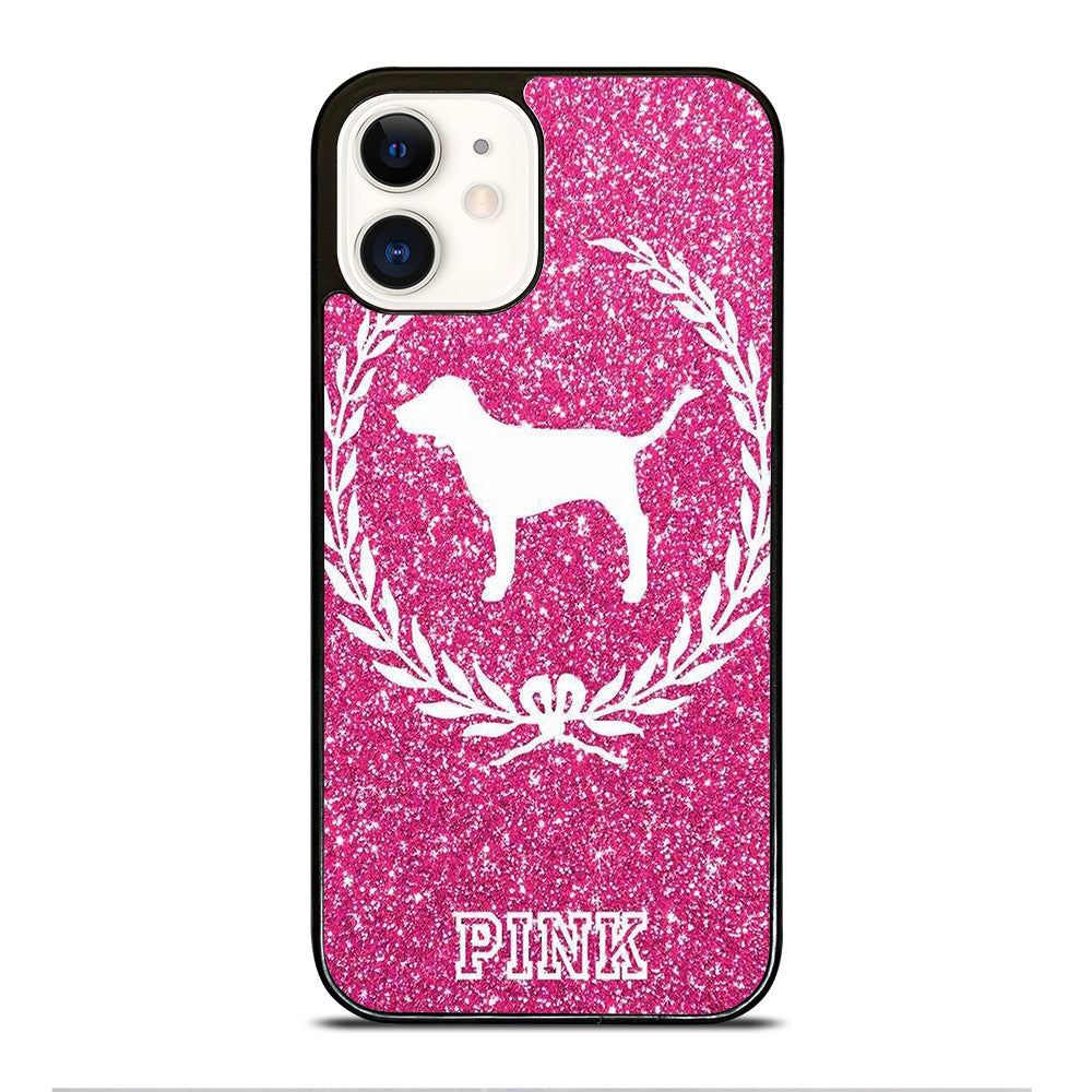 VICTORIA'S SECRET PINK DOG iPhone 12 Case Cover
