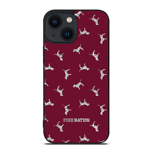 VICTORIA'S SECRET PINK NATION DOG iPhone 14 Plus Case Cover