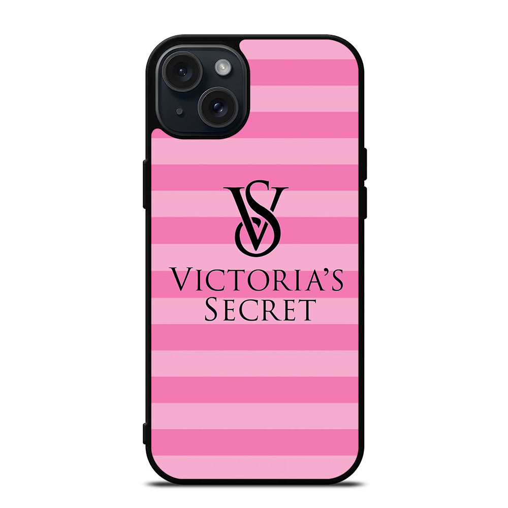 VICTORIA'S SECRET STRIPE iPhone 15 Plus Case Cover