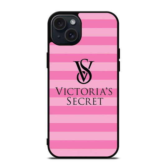 VICTORIA'S SECRET STRIPE iPhone 15 Plus Case Cover