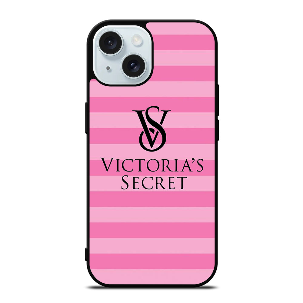 VICTORIA'S SECRET STRIPE iPhone 15 Case Cover