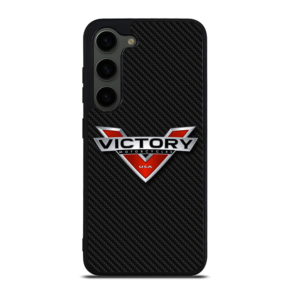 VICTORY MOTORCYCLES CARBON LOGO Samsung Galaxy S23 Plus Case Cover