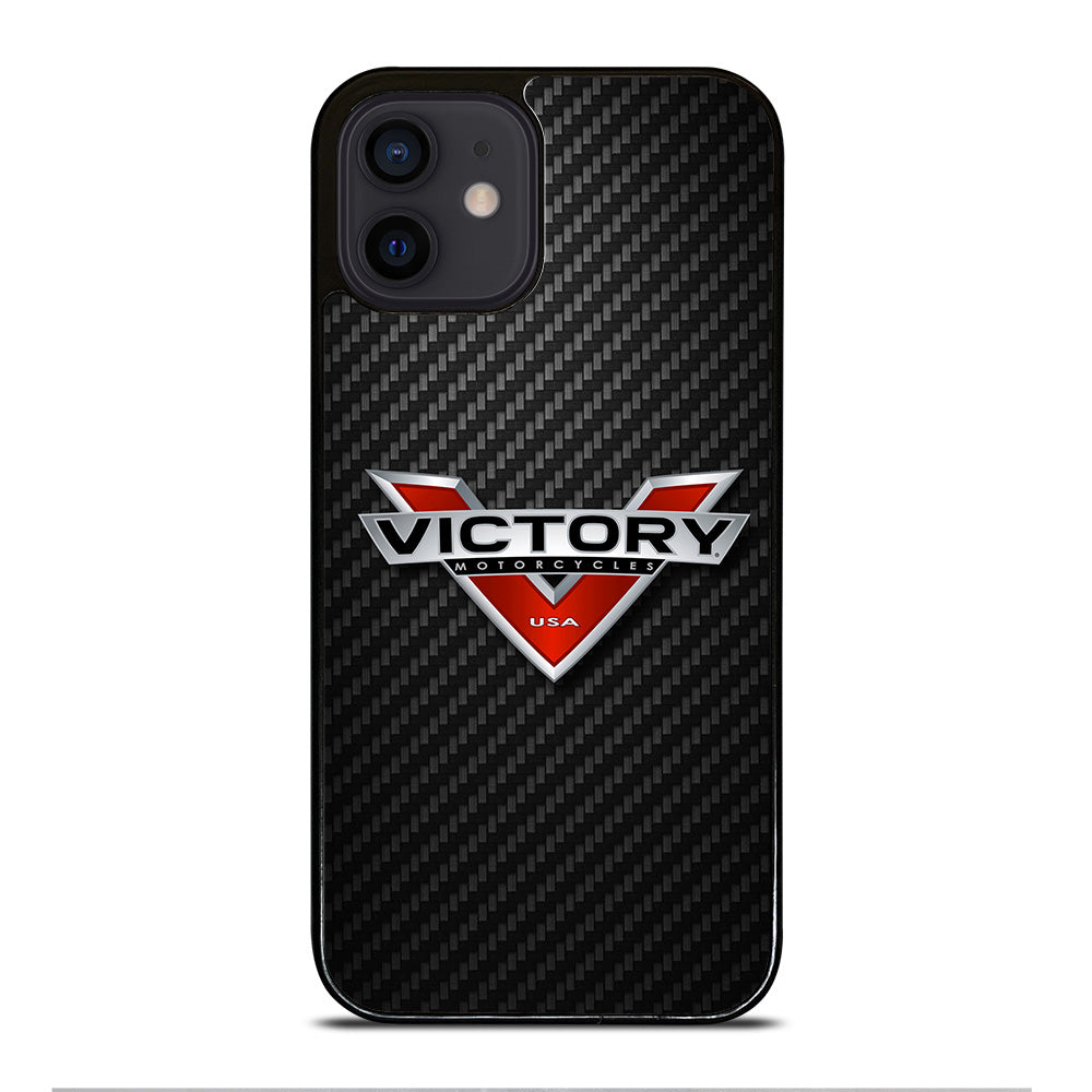VICTORY MOTORCYCLES CARBON LOGO 2 iPhone 12 Mini Case Cover