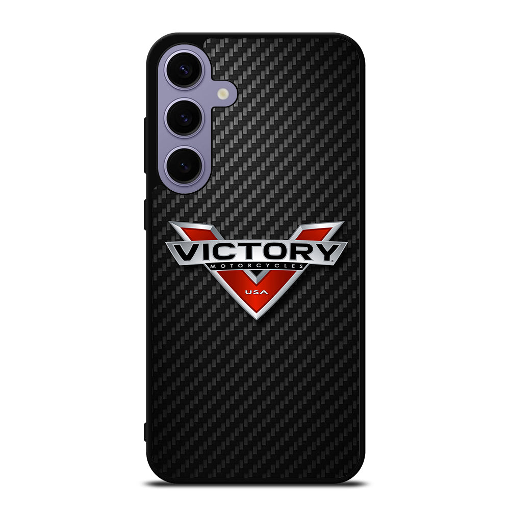 VICTORY MOTORCYCLES CARBON LOGO 2 Samsung Galaxy S24 Plus Case Cover