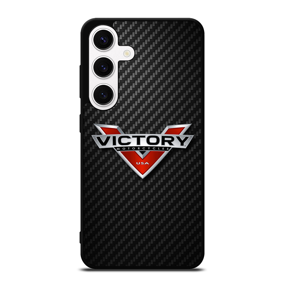 VICTORY MOTORCYCLES CARBON LOGO 2 Samsung Galaxy S24 Case Cover