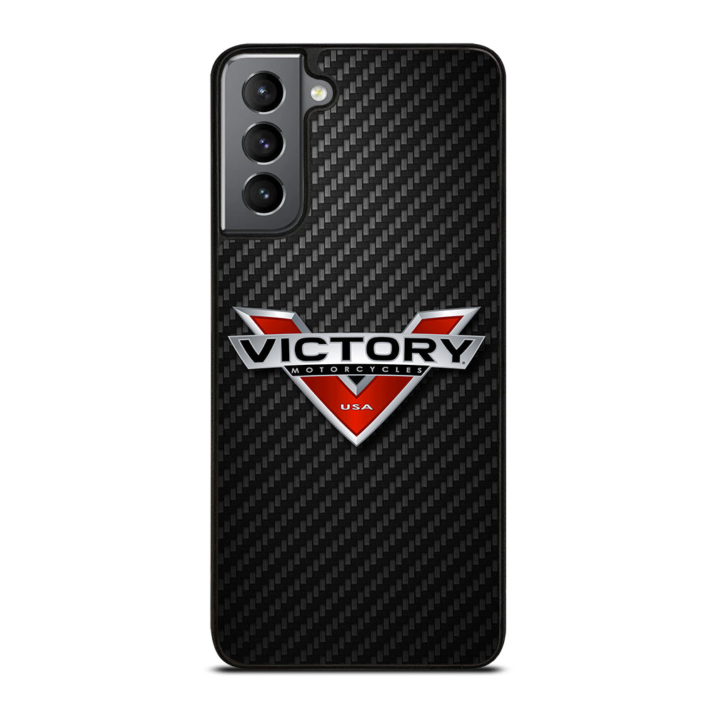 VICTORY MOTORCYCLES CARBON LOGO 2 Samsung Galaxy S21 Plus Case Cover
