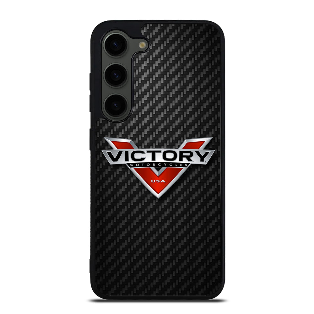 VICTORY MOTORCYCLES CARBON LOGO 2 Samsung Galaxy S23 Plus Case Cover