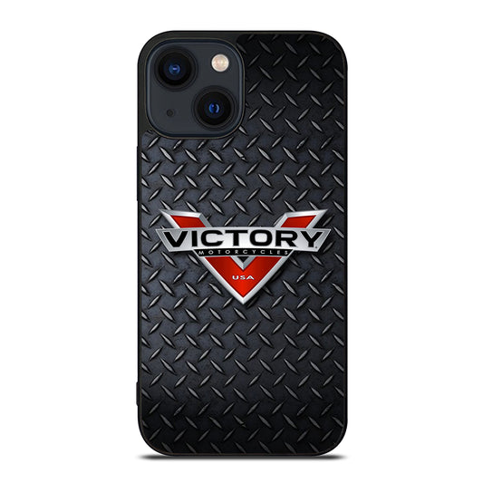VICTORY MOTORCYCLES METAL LOGO iPhone 14 Plus Case Cover
