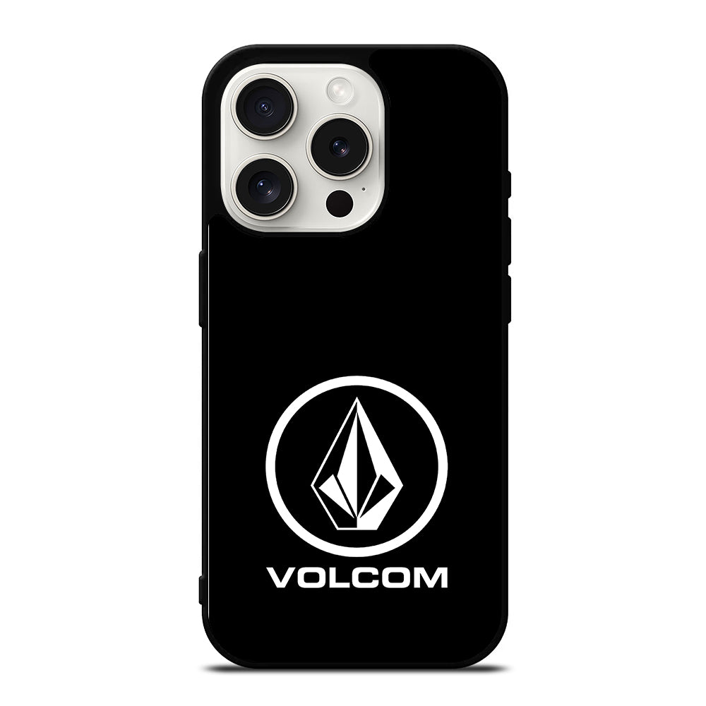VOLCOM LOGO BLACK iPhone 15 Pro Case Cover