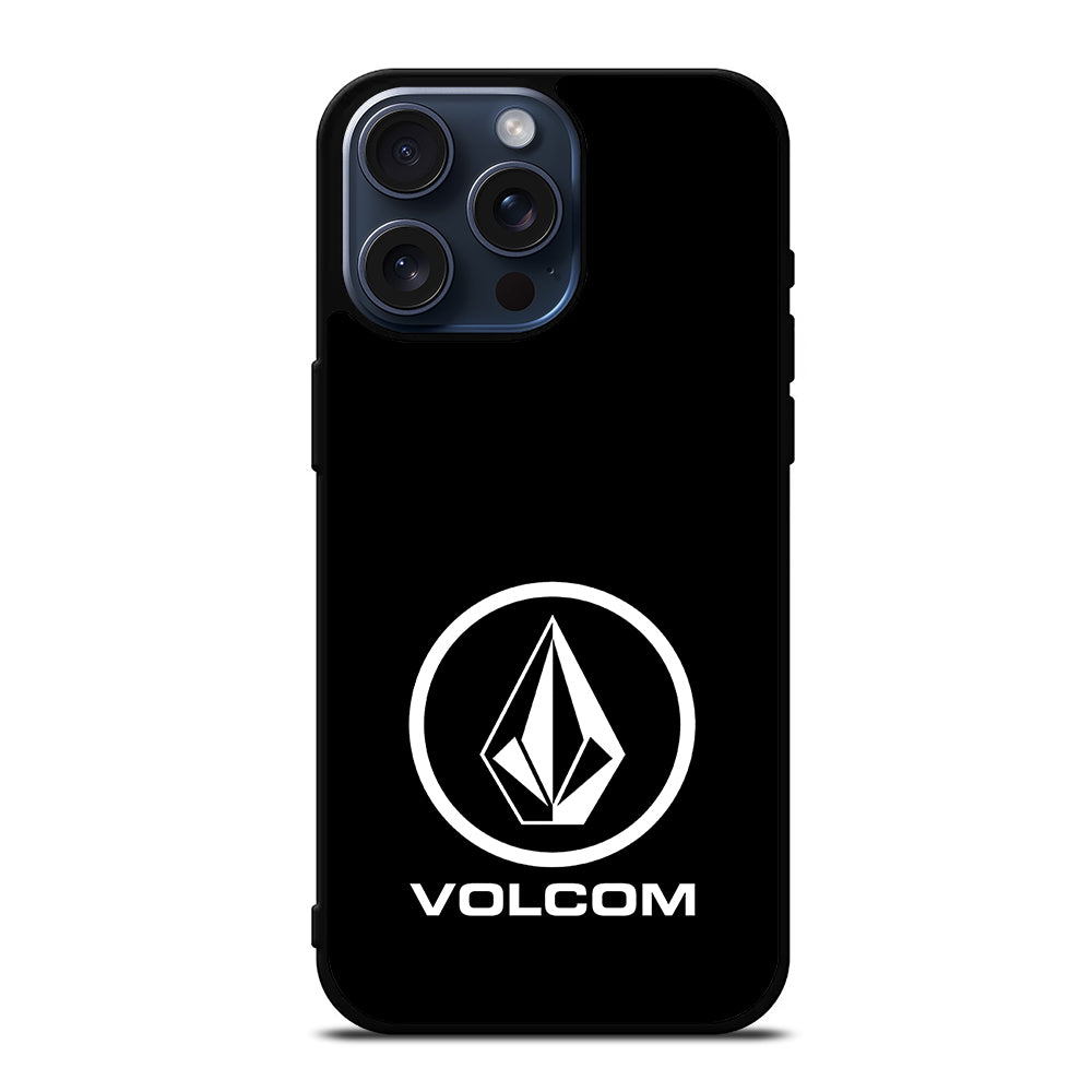 VOLCOM LOGO BLACK iPhone 15 Pro Max Case Cover
