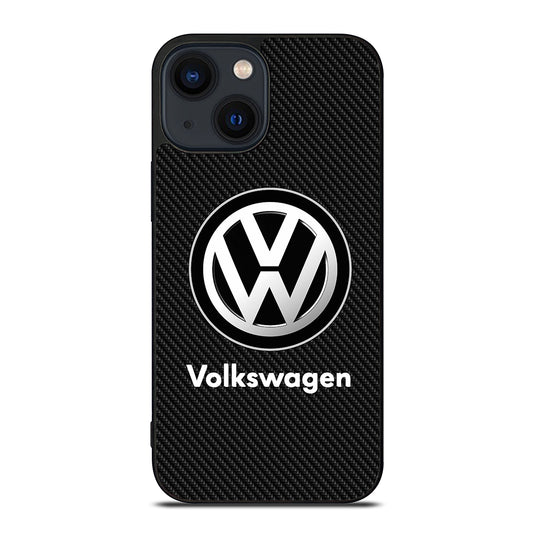 VOLKSWAGEN VW CARBON LOGO iPhone 14 Plus Case Cover