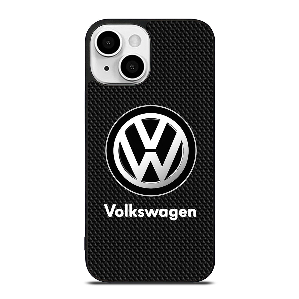 VOLKSWAGEN VW CARBON LOGO iPhone 13 Mini Case Cover
