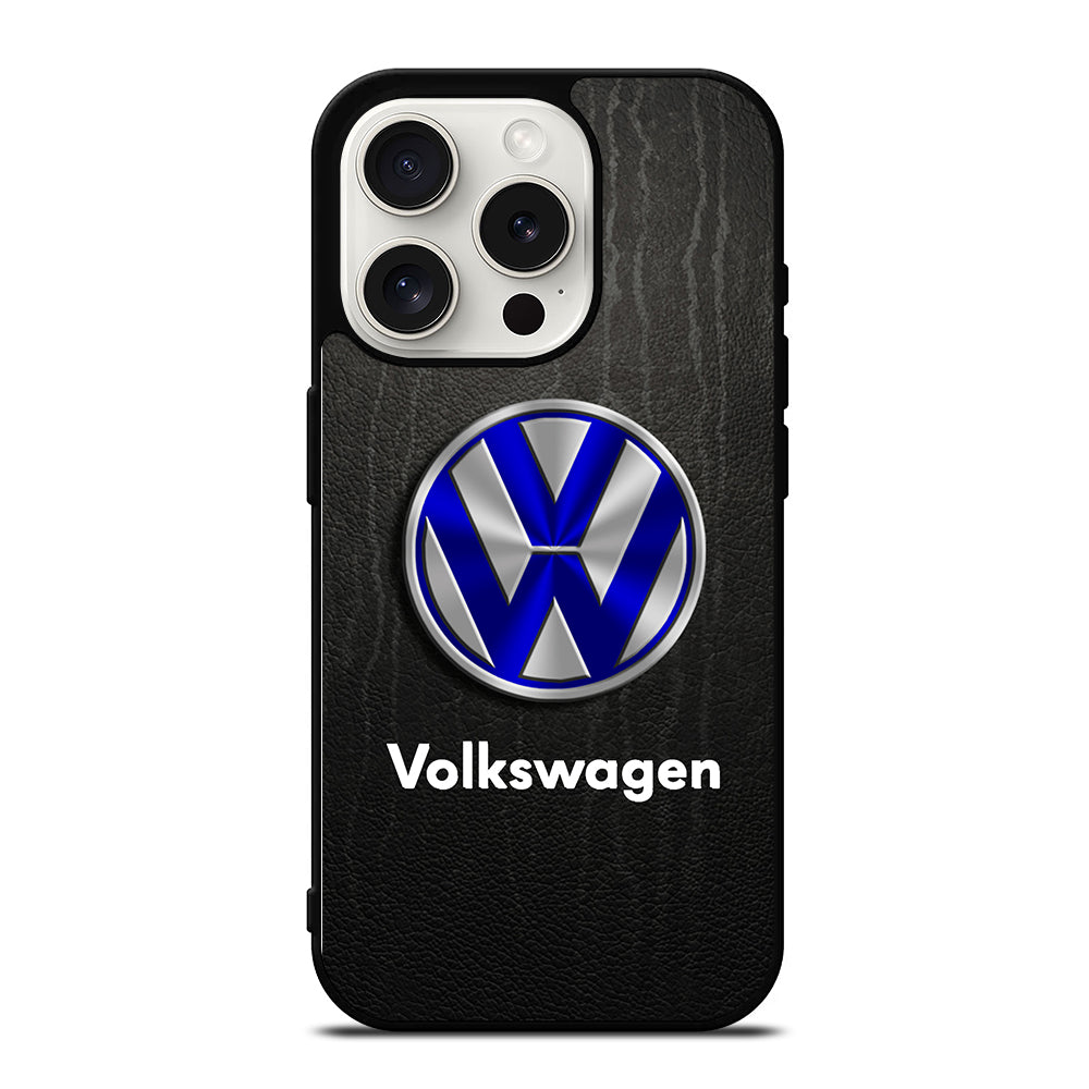 VOLKSWAGEN VW METAL LOGO iPhone 15 Pro Case Cover
