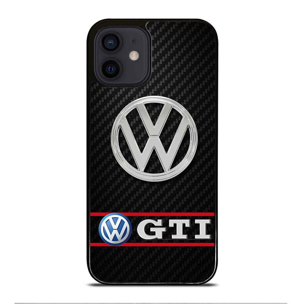 VW VOLKSWAGEN GTI CARBON LOGO iPhone 12 Mini Case Cover