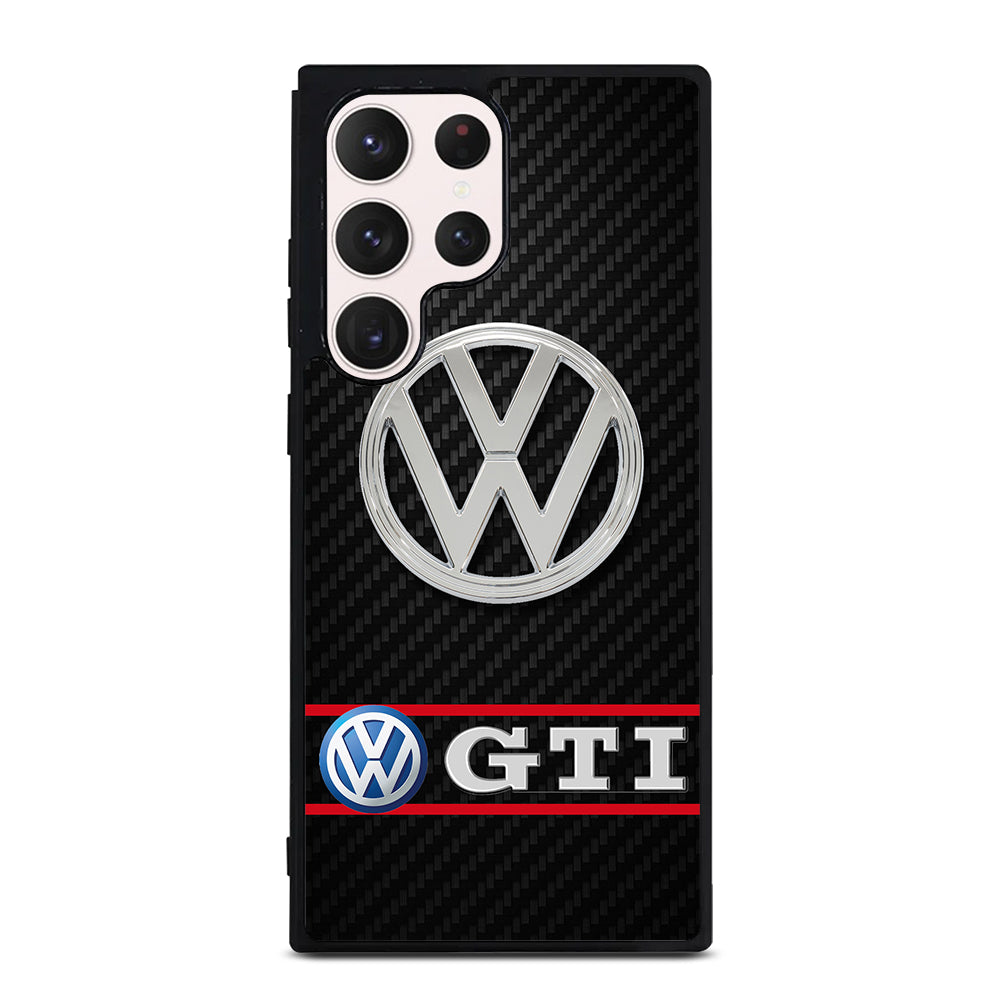 VW VOLKSWAGEN GTI CARBON LOGO Samsung Galaxy S23 Ultra Case Cover