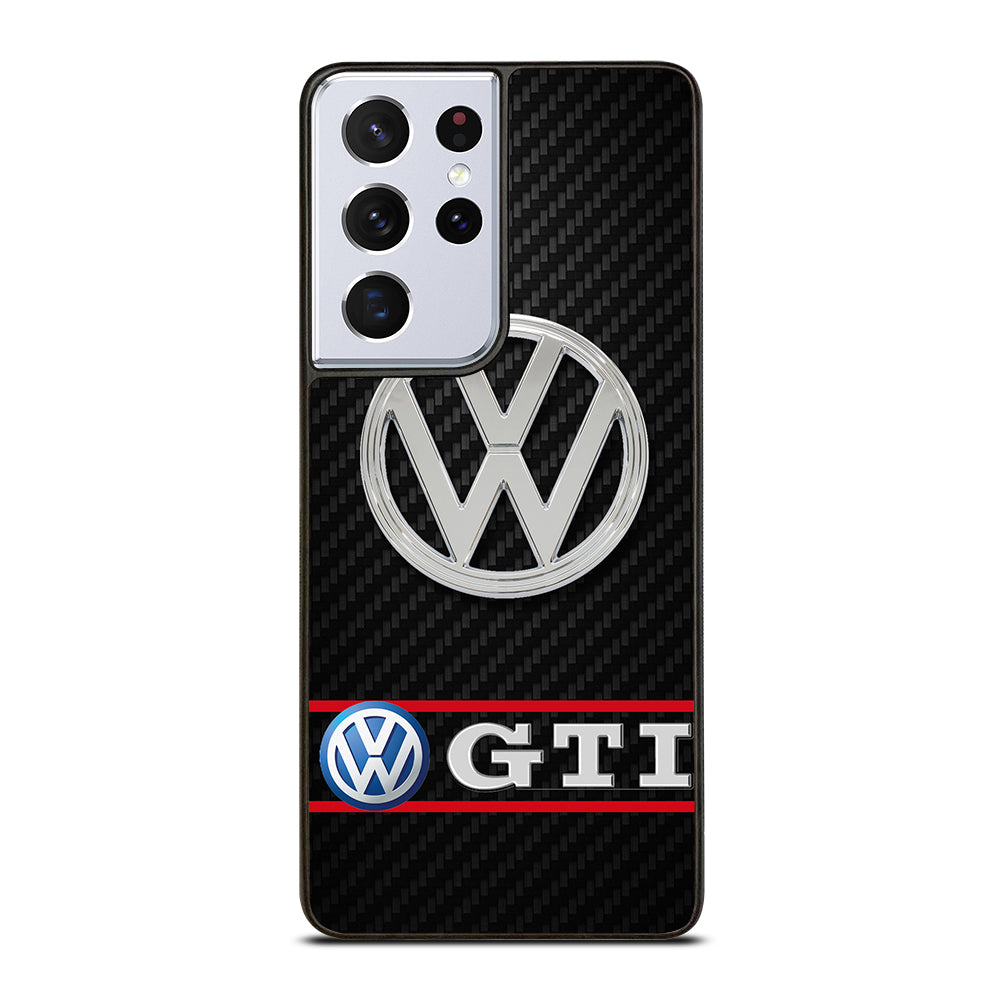 VW VOLKSWAGEN GTI CARBON LOGO Samsung Galaxy S21 Ultra Case Cover