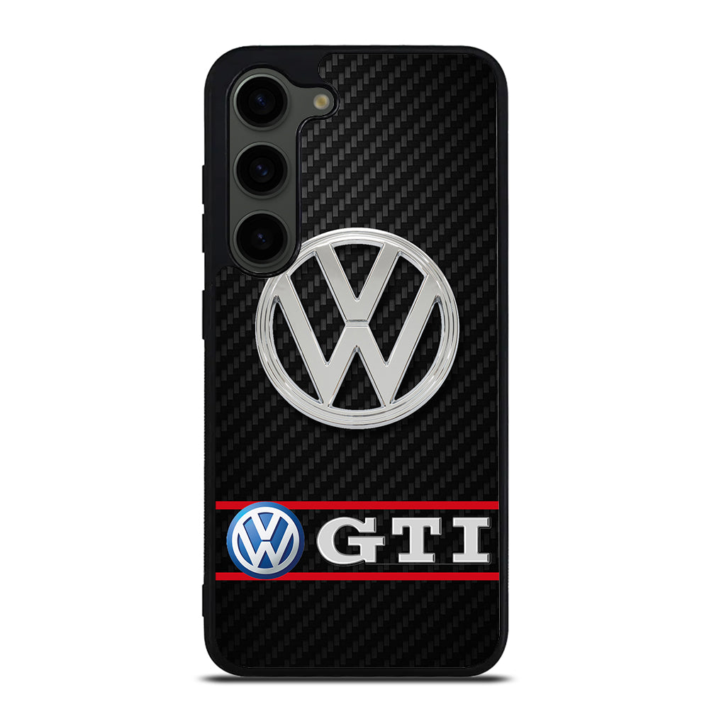 VW VOLKSWAGEN GTI CARBON LOGO Samsung Galaxy S23 Plus Case Cover